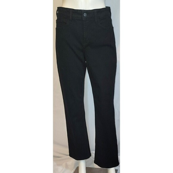 NYDJ Barbara High Waist Stretch Bootcut Dark Wash Jeans Size 4P - Picture 2 of 14